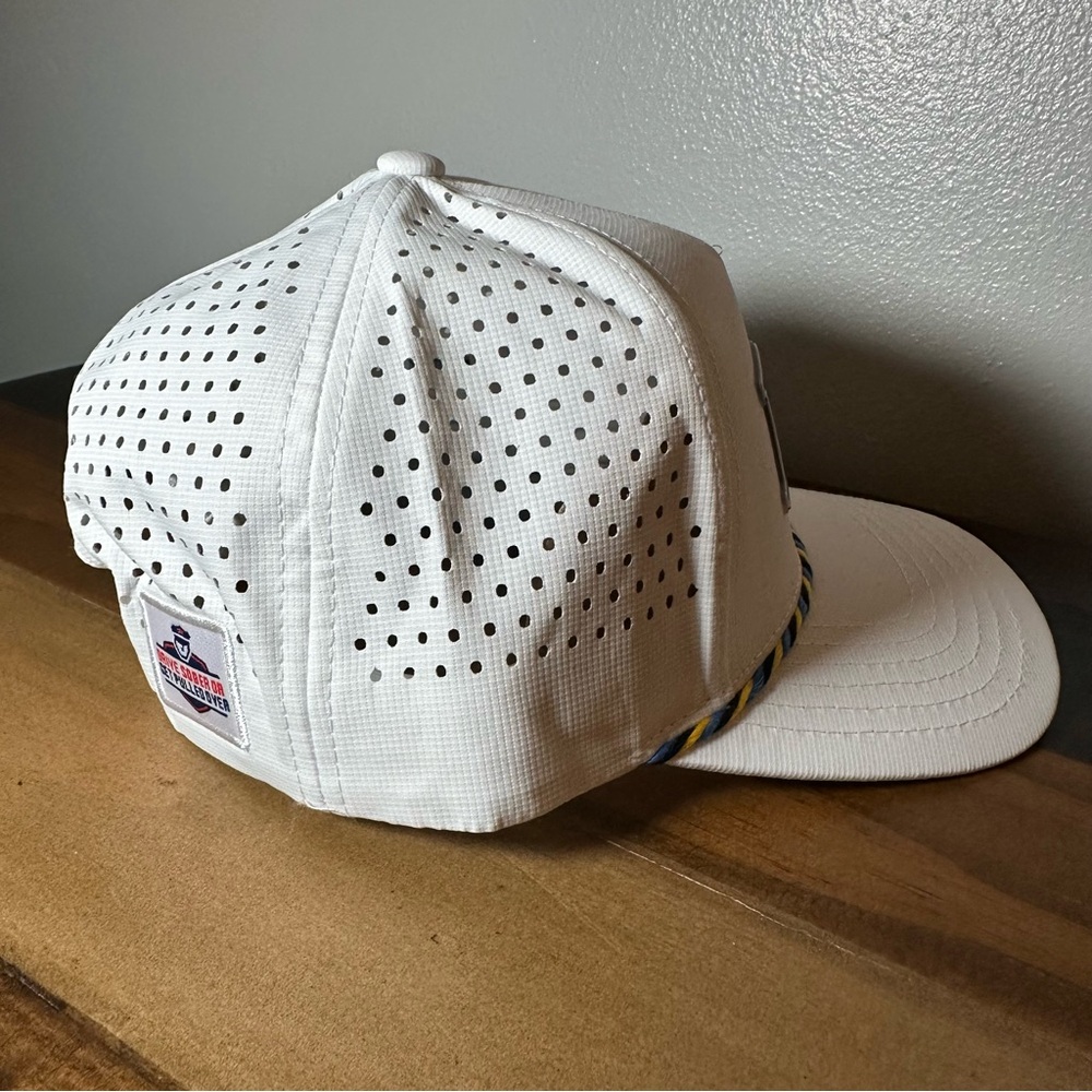 Tampa Bay Rays White Melonwear Snapback Rope Hat TB Logo Cap New - Picture 4 of 6